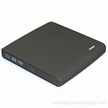 USB External DVD-RW Burner Drive with Light, Works with Both Laptop and Desktop